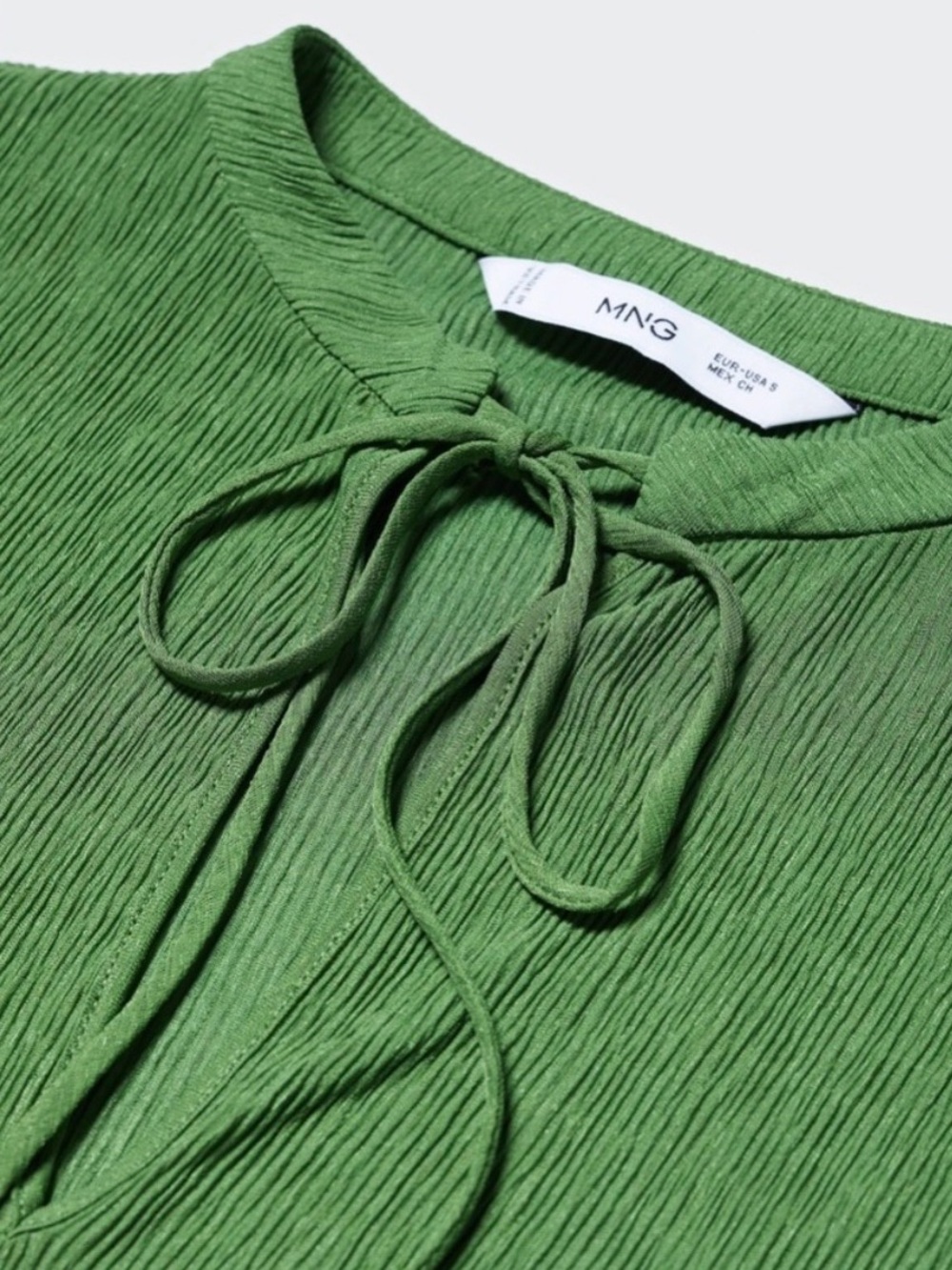 MANGO | Textured Ruffled Blouse - Picture 5 of 10